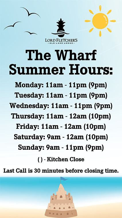 Wharf Summer Hours